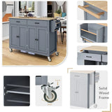 54.3 Inch Width Trolley Organizer Box Kitchen Island