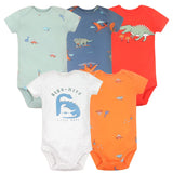 5PCS/Lot Baby Boys Girls Bodysuits 100% Cotton Short