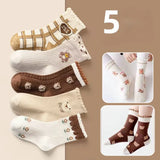 5Pairs Children Socks Cotton Boy Girl Baby Infant