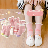 5Pairs Children Socks Cotton Boy Girl Baby Infant