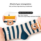 5Pairs/Lot Cute Cartoon Baby Socks Spring Autumn Casual