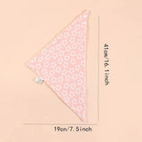 5Pcs/Lot Baby Bibs Cotton Bibs Cartoon Print Saliva