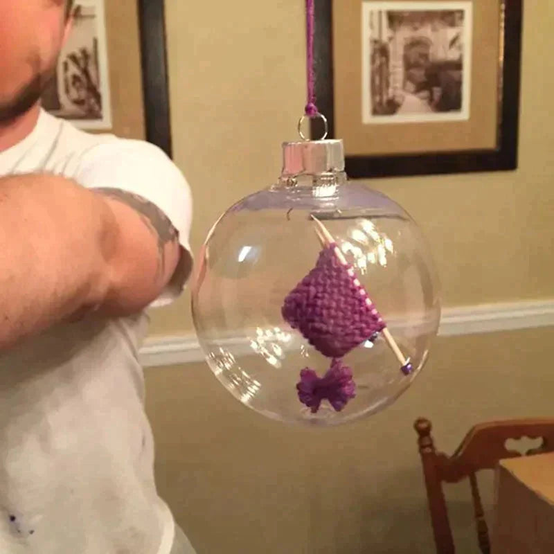 Knitting Christmas Ornament, Knit Gift, Holiday Decor, Knitters