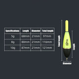 5g/10g/15g Luminous Fishing Night Float Portable Fishing Drift