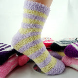 5pairs/Lot Winter To Keep Warm Coral Fleece Fashion