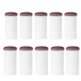 5pcs Slipon Pool Cue Tips Plastic Snooker Cue