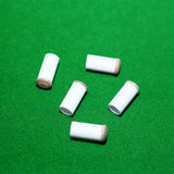 5pcs Slipon Pool Cue Tips Plastic Snooker Cue