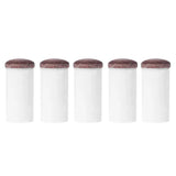 5pcs Slipon Pool Cue Tips Plastic Snooker Cue