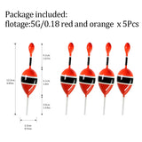 5pcs/lot Fishing Slip Float Bobbers 15g 5g Balsa