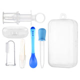 5pcs/set Baby Oral Liquid Medicine Dropper Temperature Sensing