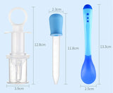 5pcs/set Baby Oral Liquid Medicine Dropper Temperature Sensing