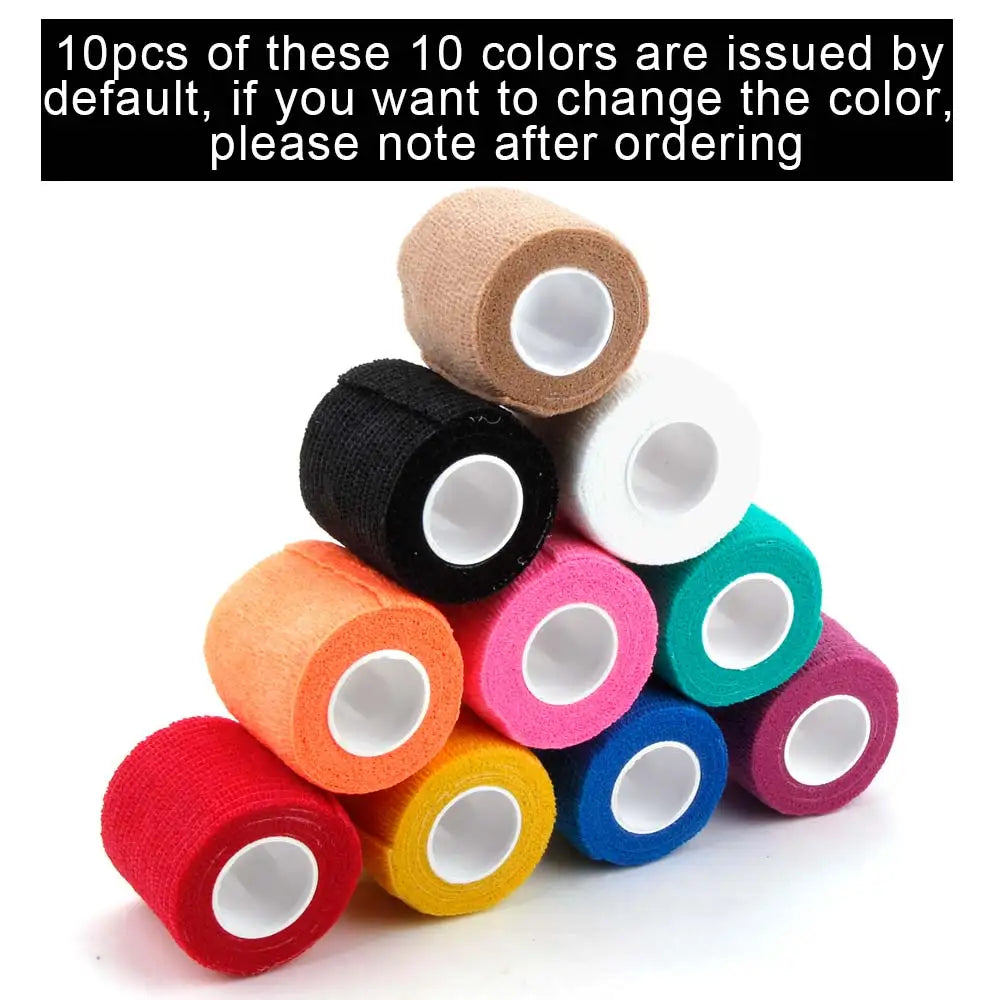 6/10/20Pcs Disposable Bandage Tattoo Sport Wrap Tape Self