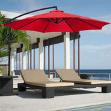 6 Bones Parasol Umbrella Surface Without Stand 2m