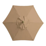 6 Bones Parasol Umbrella Surface Without Stand 2m