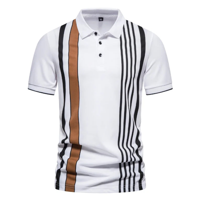 6 Colors! 2023 New Summer Men's Polo T-shirt