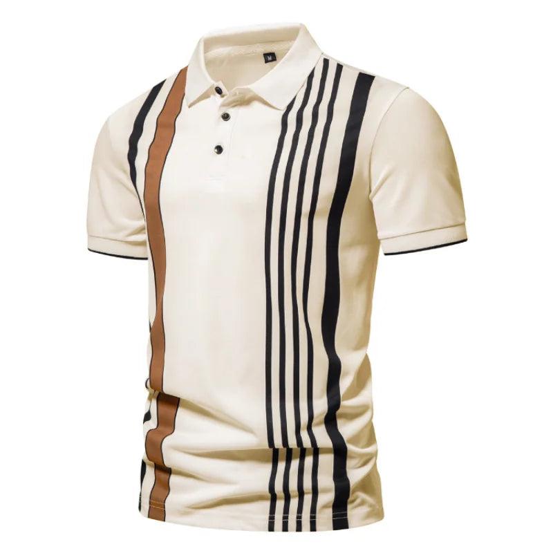 6 Colors! 2023 New Summer Men's Polo T-shirt