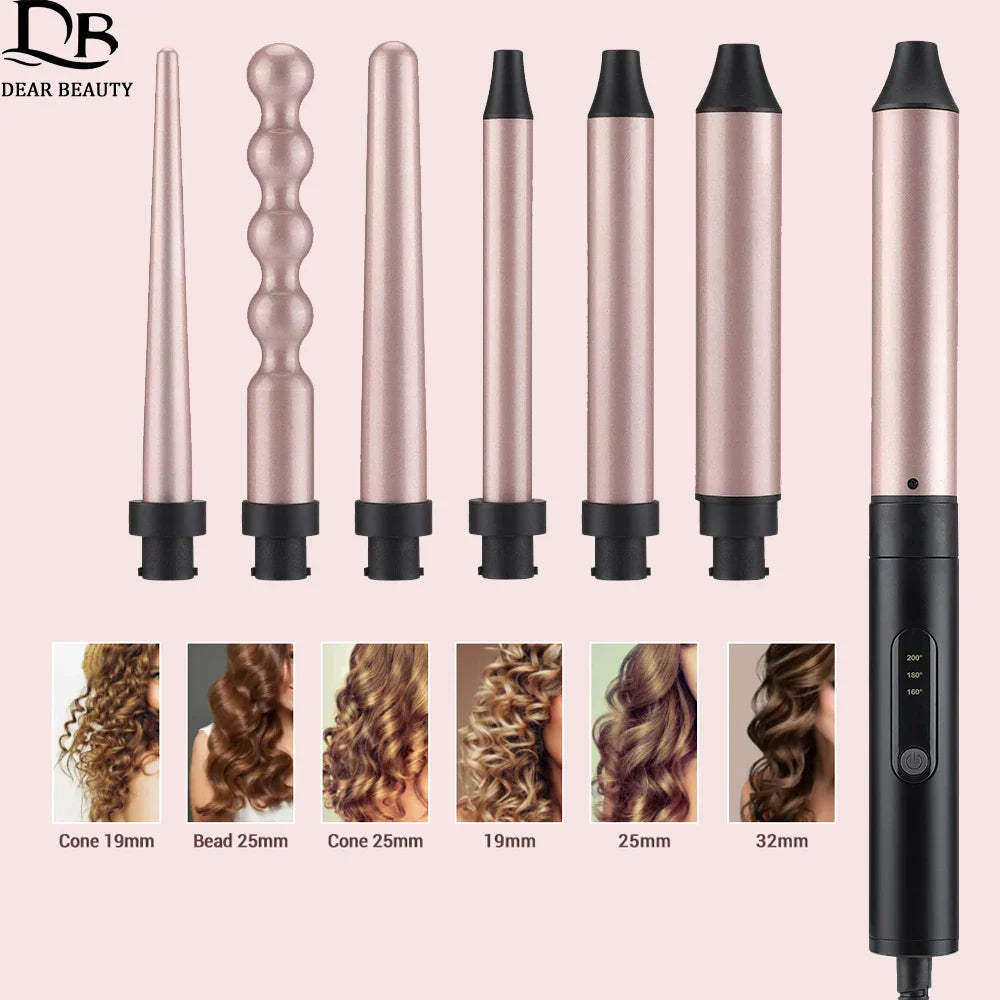 6 In 1 Professional Hair Curler Long-lasting Fast