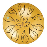 6 Inch 11 Tone Tongue Drum Handpan Gold