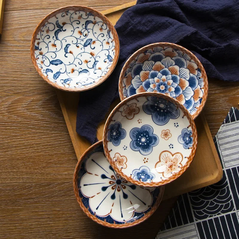 6 Inch Ceramic Dessert Snack Plate Japanese Sushi