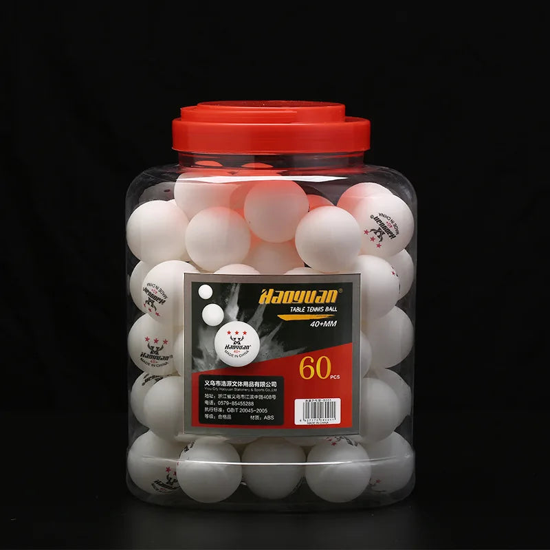 60Pcs Professional 3 Star Table Tennis Balls D40+mm