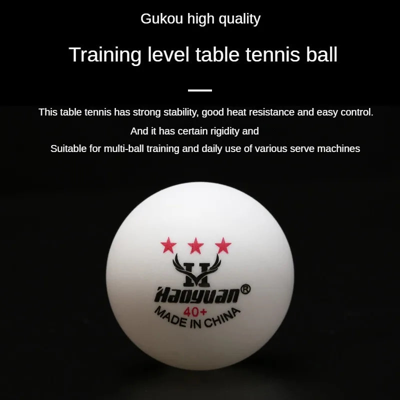 60Pcs Professional 3 Star Table Tennis Balls D40+mm