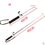 65/90/120CM Retractable Stainless Steel Telescopic Sea Fishing Spear