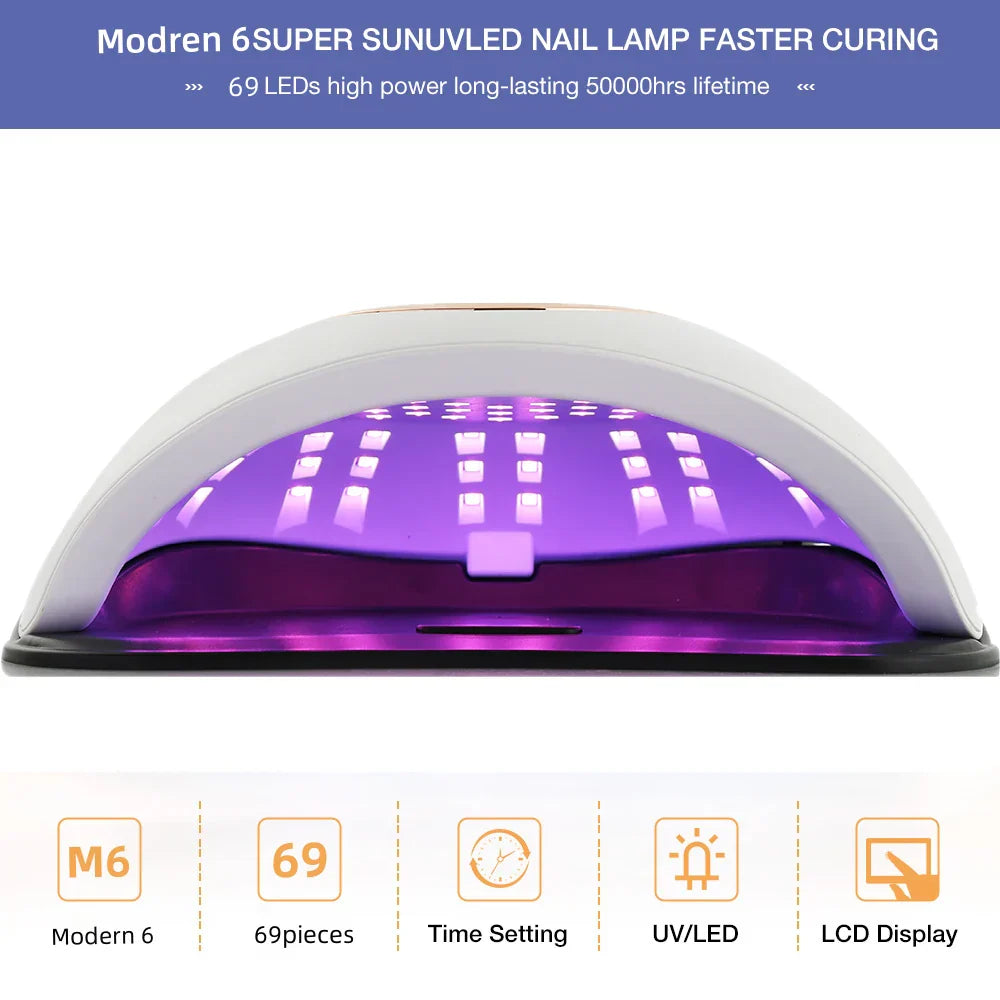 69LEDs Nail Dryer UV LED Nail Lamp for