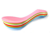 6Pcs/Set 3 In 1 Children Utensil Plastic Spork