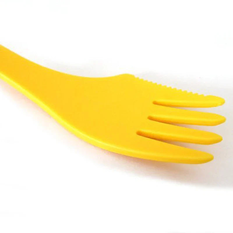 6Pcs/Set 3 In 1 Children Utensil Plastic Spork