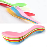 6Pcs/Set 3 In 1 Children Utensil Plastic Spork