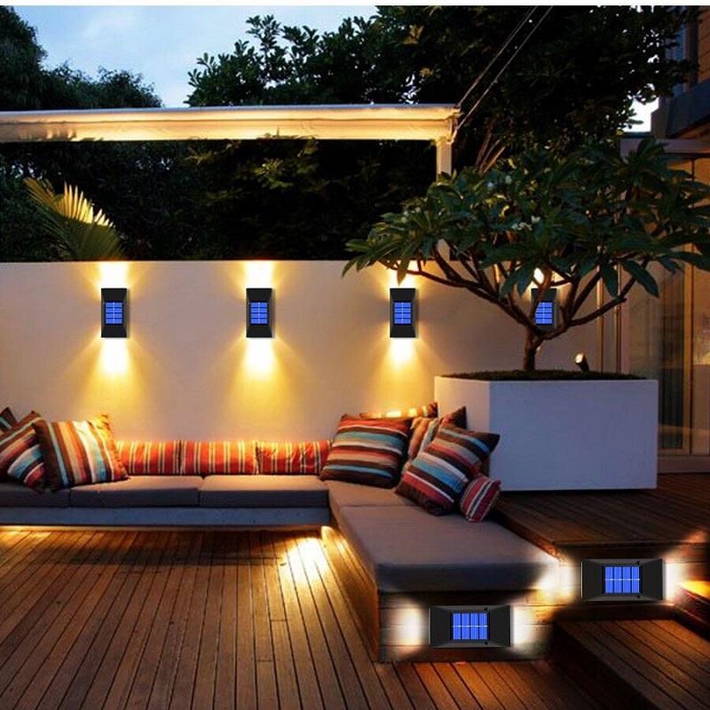 Solar Wall Lamp Outdoor Decoration Garden Courtyard Household