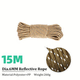 6mm Thickened Reflective Tent Rope Outdoor Wind Rope