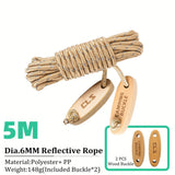 6mm Thickened Reflective Tent Rope Outdoor Wind Rope