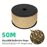 6mm Thickened Reflective Tent Rope Outdoor Wind Rope
