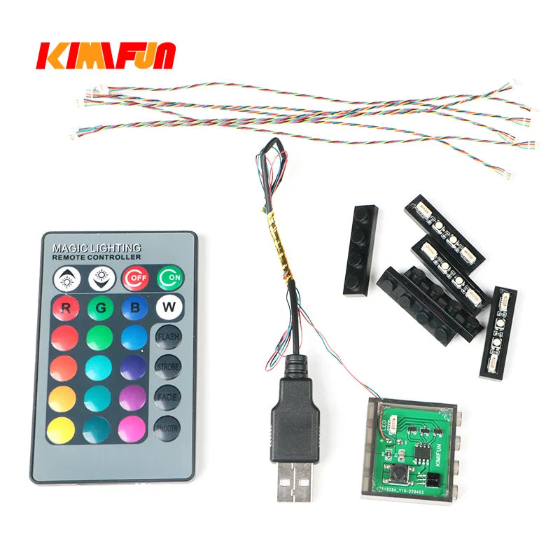 6pcs 1*3 Dot LED Remote Control of Lights