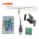 6pcs 1*3 Dot LED Remote Control of Lights