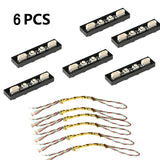 6pcs 1*3 Dot LED Remote Control of Lights