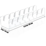 7-Holes Baseball Cap Display Rack Durable Clear Acrylic