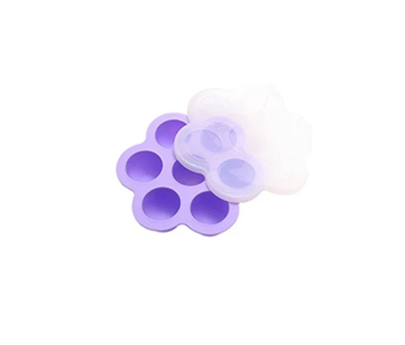 7 Holes Reusable Silicone Baby Food Freezer Tray