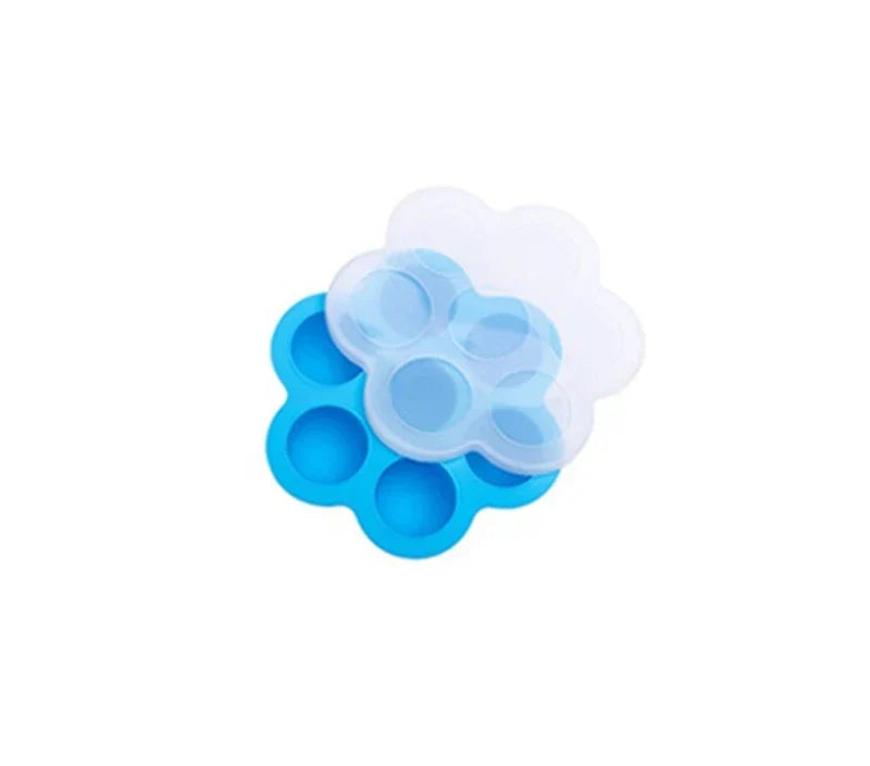 7 Holes Reusable Silicone Baby Food Freezer Tray