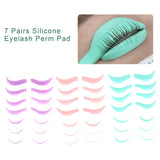 7 Pairs Silicone Eyelash Perm Pad Recycling Makeup