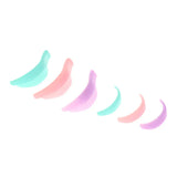 7 Pairs Silicone Eyelash Perm Pad Recycling Makeup