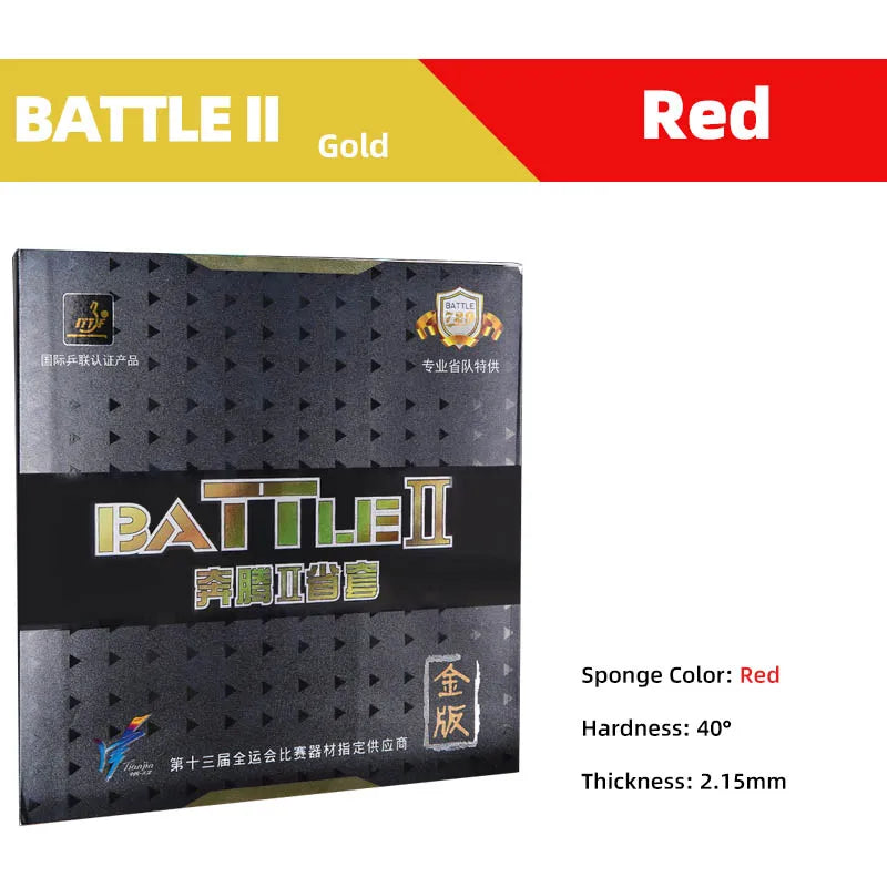 729 Friendship Battle 2 Series Table Tennis Rubber