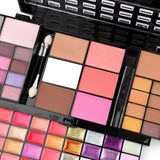 74 Colors Eyeshadow Lip Gloss Combination Makeup Set