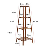 77/97/117cm Tall Bamboo Plant Stand Flower Pot Display