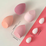 7Pcs Makeup Sponge with Storage Box Foundation Powder