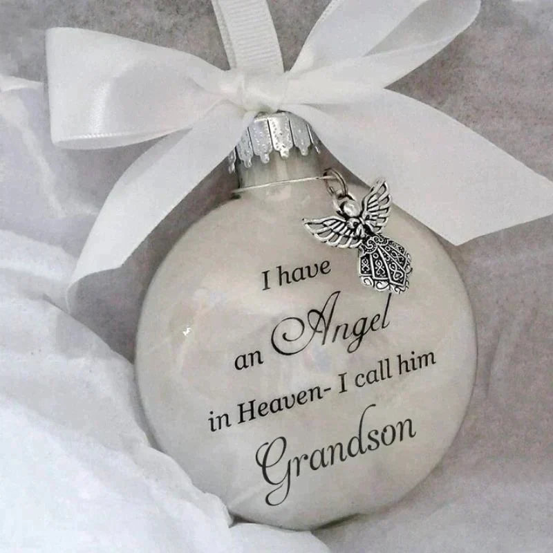 Christmas Ornaments Feather Ball - Angel In Heaven