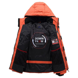 Orange Men's Winter Jacket