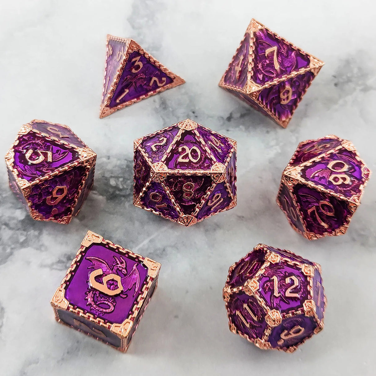 7pcs Dnd Dice Set for TRPG&RPG D&D Dice