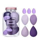 7pcs Makeup Sponges Egg Blender Cosmetics Powder Puff
